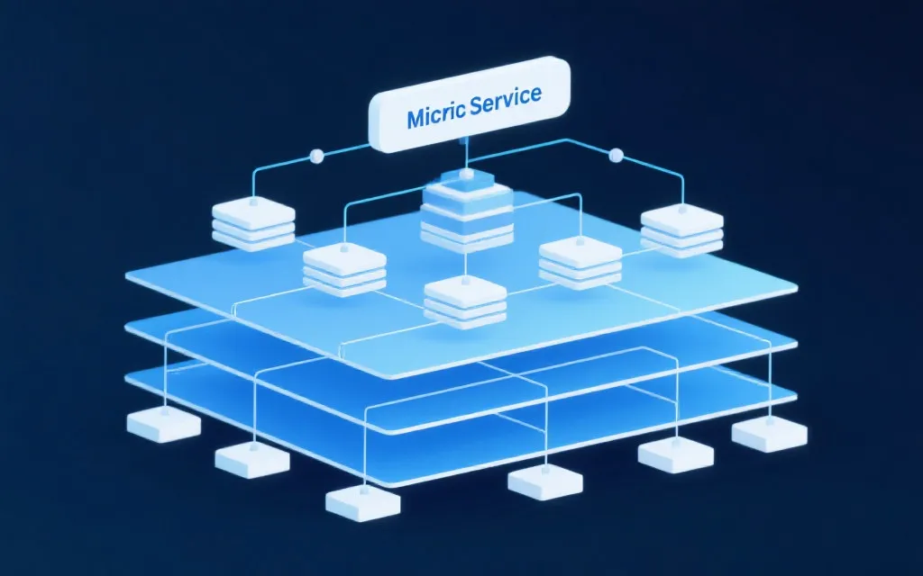 微服务架构与信息同步流程图